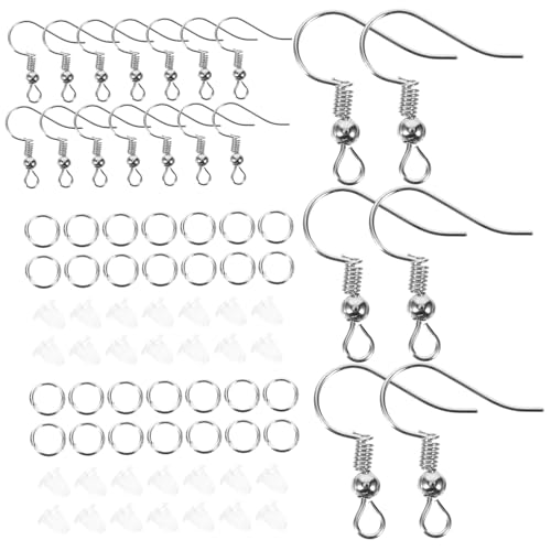 KONTONTY 3 Sätze Teiliges Set Ohrhaken zum Basteln DIY Schmuckzubehör für Ohrringe Einfache Nickelfreie Ohrhaken für Kreative Projekte und Leicht für Schmuckherstellung von KONTONTY