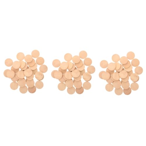KONTONTY 3 Sätze Unbehandelte Holzscheiben Für Diy Bastelprojekte Runde Holzplättchen Für Kreative Dekorationen Für Verschiedene Anlässe Und Handarbeiten 50 Stück * 3 KONTONTY 3 Sätze Unbehandelte Holzscheiben Für Diy Bastelprojekte Runde Holzplättchen Für Kreative Dekorationen Für Verschiedene Anlässe Und Handarbeiten 50 Stück * 3 von KONTONTY