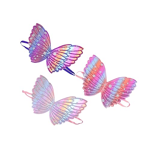 KONTONTY 3 Stück Engel Schmetterlingsflügel Rosa Pilot Led Feenflügel Mädchen Funkelnde Feenflügel Realistisch Groß Halloween Jungs Party Engelsflügel Kostümflügel Prop Stoff KONTONTY 3 Stück Engel Schmetterlingsflügel Rosa Pilot Led Feenflügel Mädchen Funkelnde Feenflügel Realistisch Groß Halloween Jungs Party Engelsflügel Kostümflügel Prop Stoff von KONTONTY
