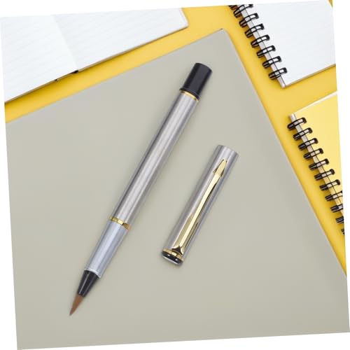 KONTONTY 3 Stück Pinselstift Für Kalligraphie Nachfüllbarer Tintenpinselstift Kaligraphiestift Schreibpinsel Chinesischer Nachfüllbarer Füllfederhalter Tintenstift von KONTONTY