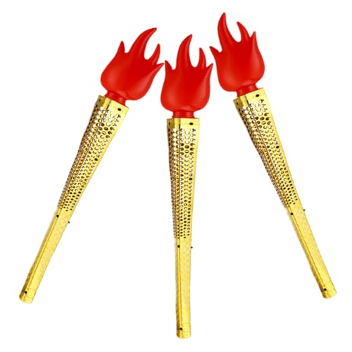 KONTONTY 3 Stück Simulierte Fackel Künstliche Fackel Falsches Lagerfeuer Fackel Für Sportwettkämpfe Lustige Taschenlampe Cosplay -requisite Simuliertes Flammendekor Abs Golden KONTONTY 3 Stück Simulierte Fackel Künstliche Fackel Falsches Lagerfeuer Fackel Für Sportwettkämpfe Lustige Taschenlampe Cosplay -requisite Simuliertes Flammendekor Abs Golden von KONTONTY