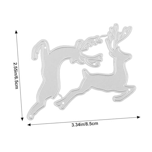 KONTONTY 3 Stück Teiliges Schneide Stanzform Geometrische Formen Weihnachtsmotive Langlebig Wiederverwendbar für Scrapbooking Kartenherstellung DIY Bastelprojekte von KONTONTY