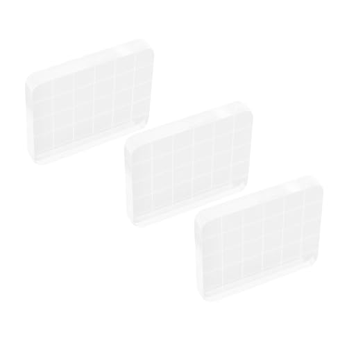 KONTONTY 3 Stück Teiliges Set Klare Acryl-stempelblöcke mit Rasterlinien Vielseitige Langlebige Stempelwerkzeuge für Scrapbooking Kartengestaltung Diy-bastelprojekte Kompakt KONTONTY 3 Stück Teiliges Set Klare Acryl-stempelblöcke mit Rasterlinien Vielseitige Langlebige Stempelwerkzeuge für Scrapbooking Kartengestaltung Diy-bastelprojekte Kompakt von KONTONTY