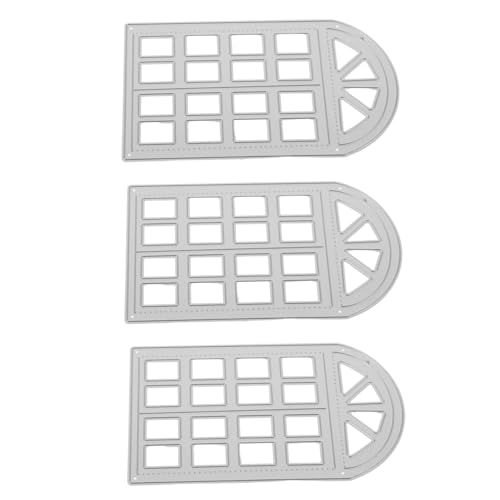 KONTONTY 3 Stück Teiliges Stanzformen aus Carbonstahl Präzise Schneidvorlagen für Scrapbooking und Kartenherstellung Langlebig Kompatibel mit Gängigen Stanzmaschinen für Kreative Fotoalben KONTONTY 3 Stück Teiliges Stanzformen aus Carbonstahl Präzise Schneidvorlagen für Scrapbooking und Kartenherstellung Langlebig Kompatibel mit Gängigen Stanzmaschinen für Kreative Fotoalben von KONTONTY