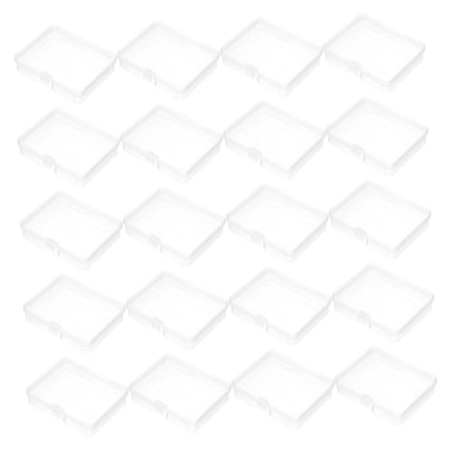 KONTONTY 30 Stck Teiliges Transparente Kunststoff Aufbewahrungsboxen mit Klappdeckel Kleine Leichte Plastikboxen für Perlen Schmuck und Bastelbedarf Kompakt Robust Tragbar und Vielseitig KONTONTY 30 Stck Teiliges Transparente Kunststoff Aufbewahrungsboxen mit Klappdeckel Kleine Leichte Plastikboxen für Perlen Schmuck und Bastelbedarf Kompakt Robust Tragbar und Vielseitig von KONTONTY
