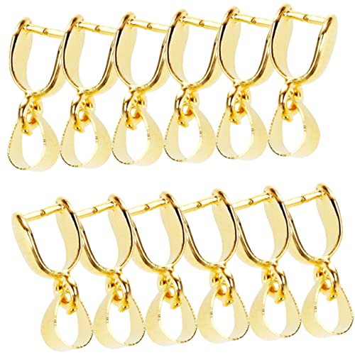 KONTONTY 30 Stück Diy Anhänger Verschlüsse Goldfarben Schmuckzubehör für Kettenverbindungen Langlebige und Einfache Anwendung für Schmuckherstellung von KONTONTY