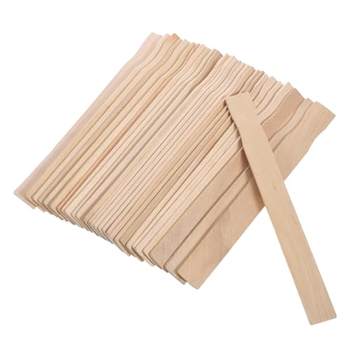 KONTONTY 30 Stück Holz Rührstäbe für Farbe Wiederverwendbare Rührstäbchen zum von Vielseitig Einsetzbar für Bau und Diy Projekte von KONTONTY