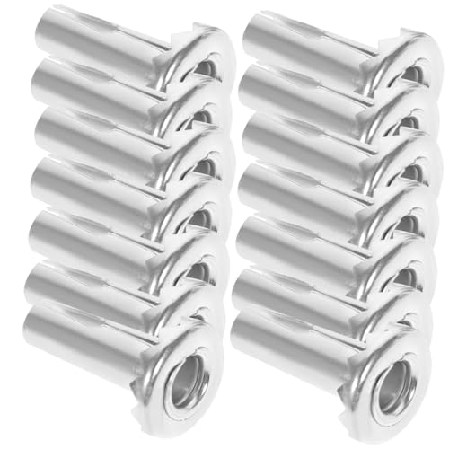 KONTONTY 30 Stück Teiliges Metall Caster Stem Sleeves für Holz Möbelrollen Rostbeständige Eisenhülsen mit Scharfem Kopf Zuverlässiger Halt für Stuhlbeine und Möbelbeine Professionelle von KONTONTY
