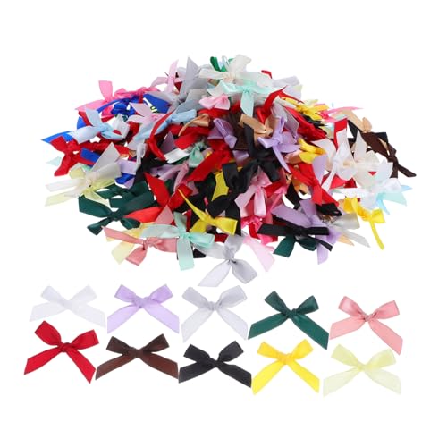 KONTONTY 300 Stück Teiliges Bunte Mini bandschleifen für Haaraccessoires Frauen Kleine Schleifen für Basteln Geschenkverpackung Hochzeit Dekoration Vielseitige Nähzubehör KONTONTY 300 Stück Teiliges Bunte Mini bandschleifen für Haaraccessoires Frauen Kleine Schleifen für Basteln Geschenkverpackung Hochzeit Dekoration Vielseitige Nähzubehör von KONTONTY