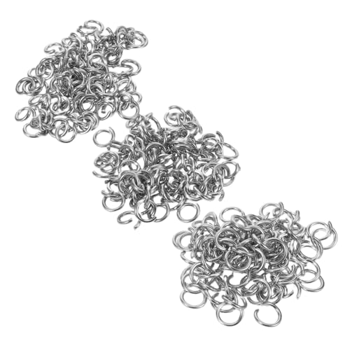KONTONTY 300 Stück Teiliges Edelstahl Verbindungsohren Robuste Schmuckverbinder Ringe für Halsketten Armbänder Ohrring Reparatur DIY Zubehör KONTONTY 300 Stück Teiliges Edelstahl Verbindungsohren Robuste Schmuckverbinder Ringe für Halsketten Armbänder Ohrring Reparatur DIY Zubehör von KONTONTY