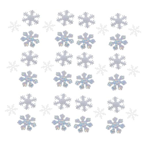 KONTONTY 300pcs Weihnachten Schneeflocken Nicht-woven Dekorative Konfetti Helle Farben Für Party KONTONTY 300pcs Weihnachten Schneeflocken Nicht-woven Dekorative Konfetti Helle Farben Für Party von KONTONTY