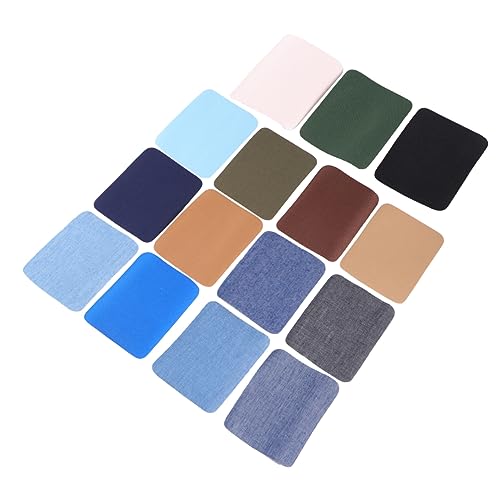 KONTONTY 30Stücke Denim Patches für DIY Applikationen Bügelflicken Farben zum Reparieren und Dekorieren von Kleidung Pullovern und Jeans Rückseitig Selbstklebend KONTONTY 30Stücke Denim Patches für DIY Applikationen Bügelflicken Farben zum Reparieren und Dekorieren von Kleidung Pullovern und Jeans Rückseitig Selbstklebend von KONTONTY