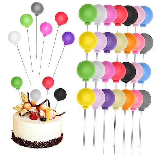 KONTONTY 30Stücke Mini Schaumkugeln DIY Kuchen Topper und Dekoration für Geburtstagsfeiern Hochzeiten Babypartys Hochwertige und Sichere Schaumstoffmaterialien für Kreative von KONTONTY