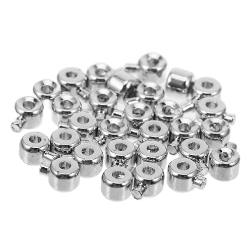 KONTONTY 30Stücke Quetschperlen Für DIY Schmuckherstellung Metall Crimp Beads Verschiedenen Spezifikationen Für Armbänder Und Halsketten Für Bastelprojekte Langlebig KONTONTY 30Stücke Quetschperlen Für DIY Schmuckherstellung Metall Crimp Beads Verschiedenen Spezifikationen Für Armbänder Und Halsketten Für Bastelprojekte Langlebig von KONTONTY