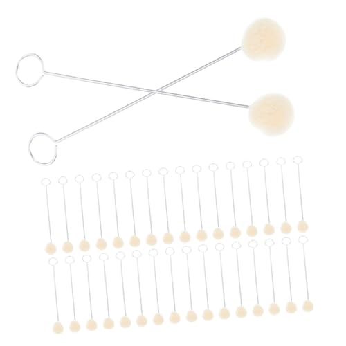 KONTONTY 36-teiliges Lederfärbe-wollpinsel-Set, Wollballenbürste Mit Metallgriff, Lederfärbe-wollpinsel Zum Färben, Kleben Und Für DIY-bastelprojekte KONTONTY 36-teiliges Lederfärbe-wollpinsel-Set, Wollballenbürste Mit Metallgriff, Lederfärbe-wollpinsel Zum Färben, Kleben Und Für DIY-bastelprojekte von KONTONTY