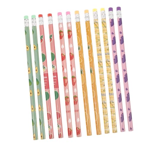 KONTONTY 36-teiliges Zeichenstift-set, Bleistifte Für Kinder, Holzstifte, Kinder-zeichenzubehör, Niedliches Bleistift-set, Schreibstifte, Schulstifte von KONTONTY