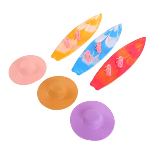 KONTONTY 3D Mini Surfbrett Puppenzubehör Strand Party Supplies Schwimmende Pool Jungen Und Mädchen Sandspielzeug Puppenhut Stiefel KONTONTY 3D Mini Surfbrett Puppenzubehör Strand Party Supplies Schwimmende Pool Jungen Und Mädchen Sandspielzeug Puppenhut Stiefel von KONTONTY