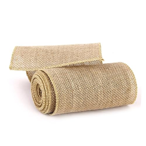KONTONTY 3M Juteband mit Spitze für DIY Bastelprojekte Hochzeitsdekoration und Wohnaccessoires Elegantes Dekorband Natur Jute für Ideen KONTONTY 3M Juteband mit Spitze für DIY Bastelprojekte Hochzeitsdekoration und Wohnaccessoires Elegantes Dekorband Natur Jute für Ideen von KONTONTY