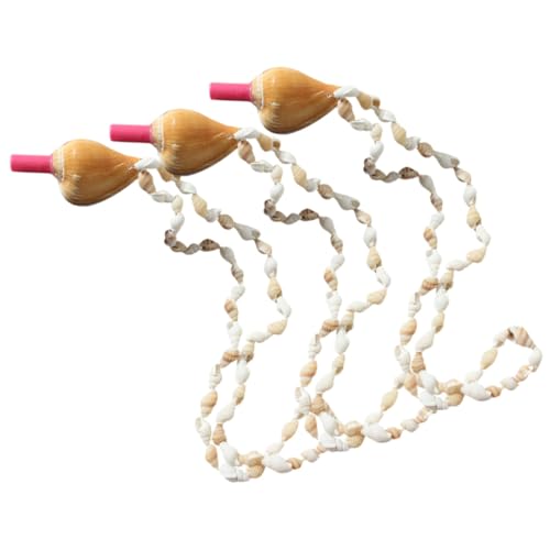 KONTONTY 3St Muschelpfeife Sportspiele pfeifen trainingspfeife Kinderspielzeug eine Halskette von KONTONTY