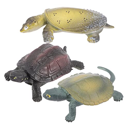 KONTONTY 3St Schildkröten-Modell Room Decoration raumdeko Zahlenspielzeug Meeresdekor Modelle Spielzeuge Schildkröte Desktop-Dekoration gefälschtes Schildkrötendekor Tier Meeresschildkröte von KONTONTY