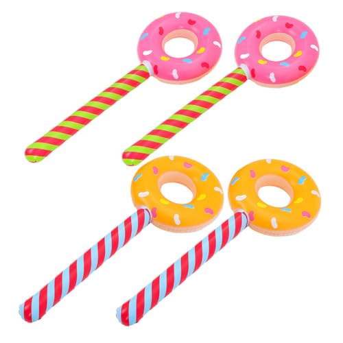 KONTONTY 4 STÜCKE Aufblasbare Donut Luftballons aus PVC Süße Partydekorationen und Gelb Vielseitig für Innen und Außen Sicher und Spielerisch für Geburtstagsfeiern und Poolpartys KONTONTY 4 STÜCKE Aufblasbare Donut Luftballons aus PVC Süße Partydekorationen und Gelb Vielseitig für Innen und Außen Sicher und Spielerisch für Geburtstagsfeiern und Poolpartys von KONTONTY