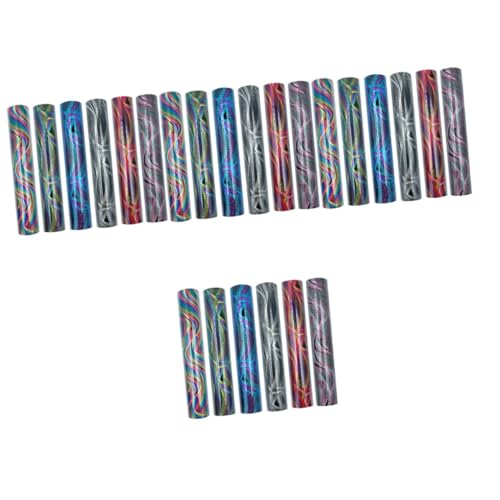 KONTONTY 4 Sätze Teiliges Glitzer Heat Transfer Vinyl Farbwechselnde Holografische Pu Folie Für Diy Kleidung Tassen Bastelprojekte Langlebig Und Dekorativ 6 Stück * 4 von KONTONTY
