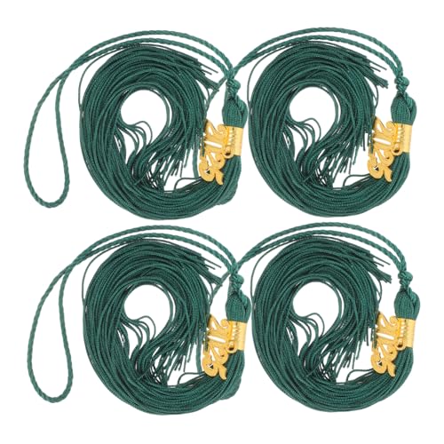 KONTONTY 4 Stück Abschlussquaste Anhänger mit Gold Charms für Doktorhut Stilvolle Hutdekorationen Einfach Anzubringen für Abschlussfeiern und Graduierungsanlässe KONTONTY 4 Stück Abschlussquaste Anhänger mit Gold Charms für Doktorhut Stilvolle Hutdekorationen Einfach Anzubringen für Abschlussfeiern und Graduierungsanlässe von KONTONTY