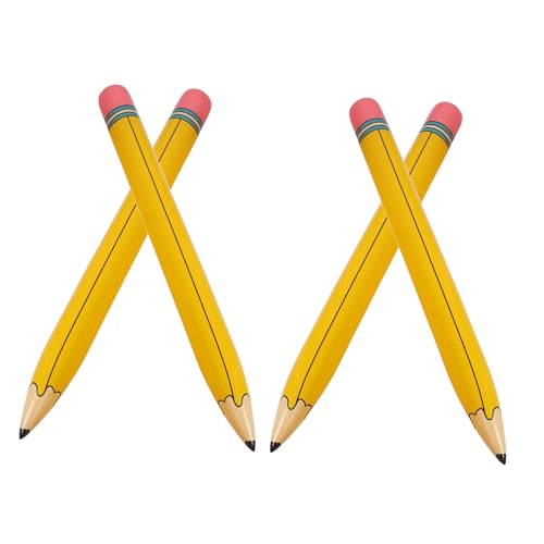 KONTONTY 4 Stück Aufblasbare Riesen-bleistiftballons PVC Realistisch Gestaltete Bleistift-deko für Schulanfang Abschlussfeier und Klassenzimmer-party Stabile Folienballons KONTONTY 4 Stück Aufblasbare Riesen-bleistiftballons PVC Realistisch Gestaltete Bleistift-deko für Schulanfang Abschlussfeier und Klassenzimmer-party Stabile Folienballons von KONTONTY