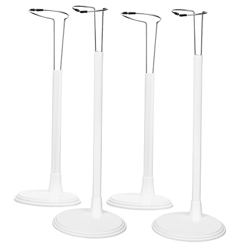 KONTONTY 4 Stück Doll Display Rack Teilig Stabiler Puppenständer für Verschiedene und Funktional Einfach zu Lagern für Barbypuppen und Actionfiguren von KONTONTY
