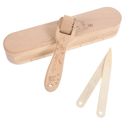 KONTONTY 4 Stück Nahtroller Schneiderklöppel Zum Quilten Buche Und Quilter Stoff Punkt Abflachungswerkzeug Decke Klöppel Drücken Nähquiltwerkzeug Nähen Holz Beige KONTONTY 4 Stück Nahtroller Schneiderklöppel Zum Quilten Buche Und Quilter Stoff Punkt Abflachungswerkzeug Decke Klöppel Drücken Nähquiltwerkzeug Nähen Holz Beige von KONTONTY