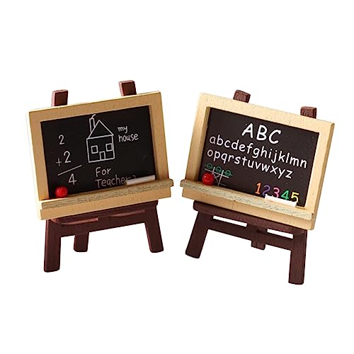 KONTONTY 4 Stück Puppenhaus Staffeleizubehör Miniatur -staffelei Miniatur-puppenhauszubehör Tafel Für Miniaturtafel Mini-hausmöbel- Mini- Mini Black Boards Holz KONTONTY 4 Stück Puppenhaus Staffeleizubehör Miniatur -staffelei Miniatur-puppenhauszubehör Tafel Für Miniaturtafel Mini-hausmöbel- Mini- Mini Black Boards Holz von KONTONTY
