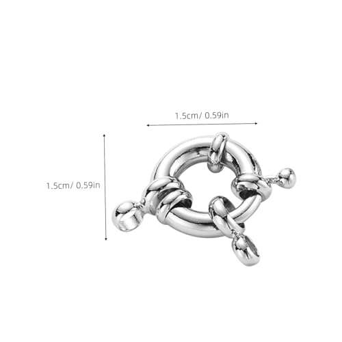 KONTONTY 4 Stück Schmuckzubehör Schmuckverschlüsse Armbandverschlüsse Und Verschlüsse Schmuckfederverschlüsse Schmuckverschluss Verbinder Armbänder Verbindungsschnalle Schmuckverbinder KONTONTY 4 Stück Schmuckzubehör Schmuckverschlüsse Armbandverschlüsse Und Verschlüsse Schmuckfederverschlüsse Schmuckverschluss Verbinder Armbänder Verbindungsschnalle Schmuckverbinder von KONTONTY