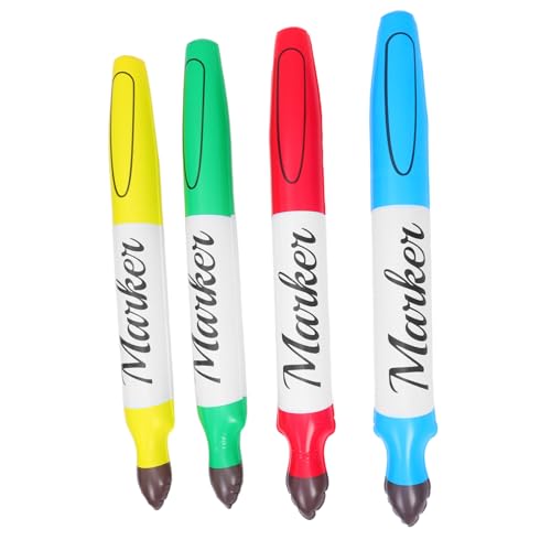 KONTONTY 4 Stück Teiliges Aufblasbares Marker-set aus Robustem PVC Bunte Riesen-malkreide für Back-to-school-deko Party Foto-requisiten für Geburtstagsfeiern Klassenzimmer und Heimgebrauch KONTONTY 4 Stück Teiliges Aufblasbares Marker-set aus Robustem PVC Bunte Riesen-malkreide für Back-to-school-deko Party Foto-requisiten für Geburtstagsfeiern Klassenzimmer und Heimgebrauch von KONTONTY