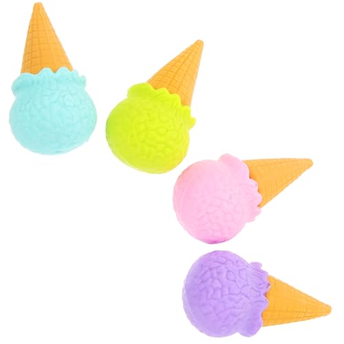 KONTONTY 4 Stück Teiliges Eiscreme Radiergummis Tragbare Cartoonförmige Radierer Fleckenfreie Saubere Bleistiftkorrektur Bunte Mitgebsel für Partys KONTONTY 4 Stück Teiliges Eiscreme Radiergummis Tragbare Cartoonförmige Radierer Fleckenfreie Saubere Bleistiftkorrektur Bunte Mitgebsel für Partys von KONTONTY