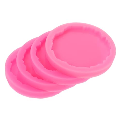 KONTONTY 4 Stück Unregelmäßige Runde Silikonform für Harzgießen Robuste Epoxidharz Untersetzer Moulds DIY Coaster Molds für Tischschutz und Bastelprojekte KONTONTY 4 Stück Unregelmäßige Runde Silikonform für Harzgießen Robuste Epoxidharz Untersetzer Moulds DIY Coaster Molds für Tischschutz und Bastelprojekte von KONTONTY