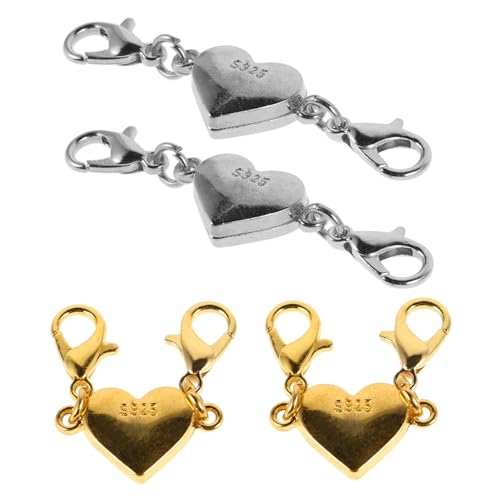 KONTONTY 4 Stück Zubehör für Magnetschnallenzubehör Schmuck Schließe Hummerschere Verschlüsse Magnetverschluss selber machen kleiner Magnetverschluss Legierung KONTONTY 4 Stück Zubehör für Magnetschnallenzubehör Schmuck Schließe Hummerschere Verschlüsse Magnetverschluss selber machen kleiner Magnetverschluss Legierung von KONTONTY