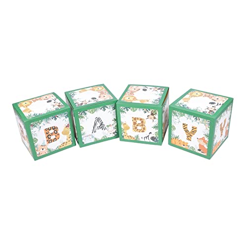 KONTONTY 4 Stücke Boxen -box Grüner Ballon Party Zahlenballons Ballongirlande Briefballon Babyballons Requisiten Für Babyfotos Blasendekorationen Weiße Luftballons Fiesta Green Papier von KONTONTY
