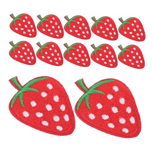 KONTONTY 40 Stück Erdbeer Aufnäher Gestickte Bügel und Näh Patches Rotes Fruchtmotiv Vielseitig für DIY Kleidung Jacken Taschen Schuhe Farbenfrohe Applikationen für Designs KONTONTY 40 Stück Erdbeer Aufnäher Gestickte Bügel und Näh Patches Rotes Fruchtmotiv Vielseitig für DIY Kleidung Jacken Taschen Schuhe Farbenfrohe Applikationen für Designs von KONTONTY