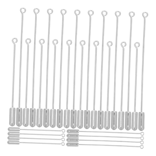 KONTONTY 40 Stück Metall Broschen mit Sicherheitsverschluss Diy Schmuckzubehör für Anzug Hut und Weste Antirutsch Design und Einfache Handhabung von KONTONTY