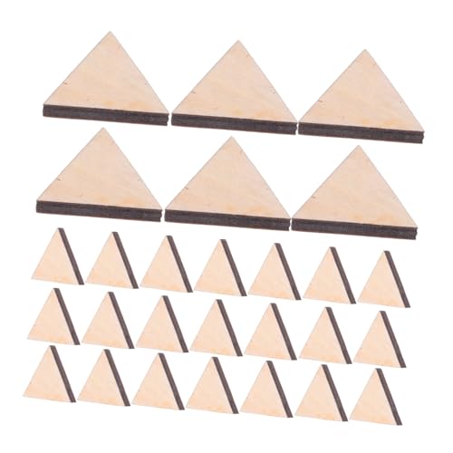 KONTONTY 40 Stück Unvollendete Holz für DIY Bastelprojekte Robuste Holzformen für Dekoration im Home Office und Gewerbe Malen Gestalten von KONTONTY