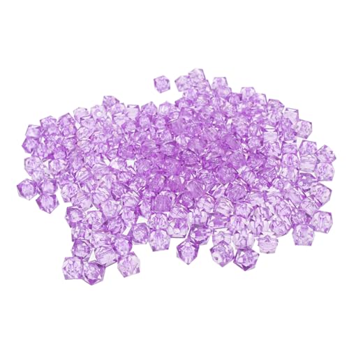 KONTONTY 400 Stück Acrylperlen Transparente Quadratische Diy Bastelperlen für Armbänder und Schmuckherstellung für Kreative Bastelprojekte von KONTONTY