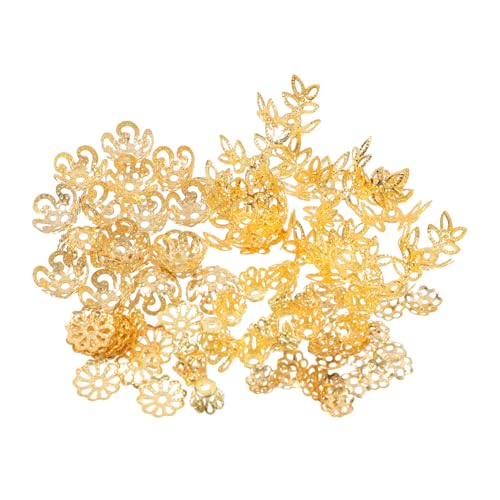 KONTONTY 400 Stück Perlenhut Ohrringherstellung Aus Perlenkappen Inhaber Für Endkappen Abstandsperlen Ende Basteln Blumenkappenperlen Blumenperlenkappen-topper Eisen Golden KONTONTY 400 Stück Perlenhut Ohrringherstellung Aus Perlenkappen Inhaber Für Endkappen Abstandsperlen Ende Basteln Blumenkappenperlen Blumenperlenkappen-topper Eisen Golden von KONTONTY