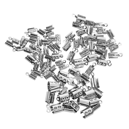 KONTONTY 400 Stück Schmuckseilschnalle Schmuckschnalle schmuck verbindungsverschlüsse für DIY Halskette Verbindungsverschlüsse Schmuckverschluss Juwelenverschlüsse Rostfreier Stahl Silber KONTONTY 400 Stück Schmuckseilschnalle Schmuckschnalle schmuck verbindungsverschlüsse für DIY Halskette Verbindungsverschlüsse Schmuckverschluss Juwelenverschlüsse Rostfreier Stahl Silber von KONTONTY