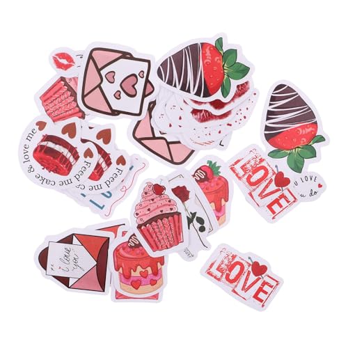 KONTONTY Einzigartiges Romantisches Sticker-Set 46-teilig Für Teenager Jungen Und Mädchen Heimdekoration Für Scrapbooking-zubehör von KONTONTY