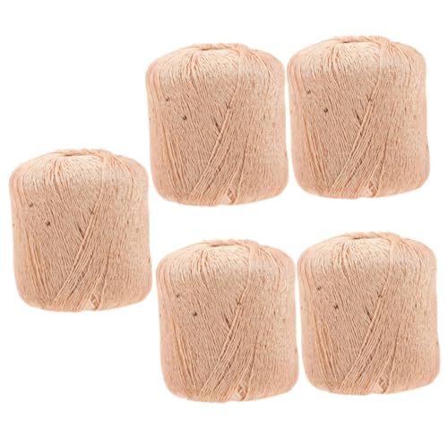 KONTONTY 5 Rollen Decorative Häkelgarn Multifunktionales Diy Garn Hautfreundlich Flexibel für Kleidung Schals Decken und Accessoires KONTONTY 5 Rollen Decorative Häkelgarn Multifunktionales Diy Garn Hautfreundlich Flexibel für Kleidung Schals Decken und Accessoires von KONTONTY