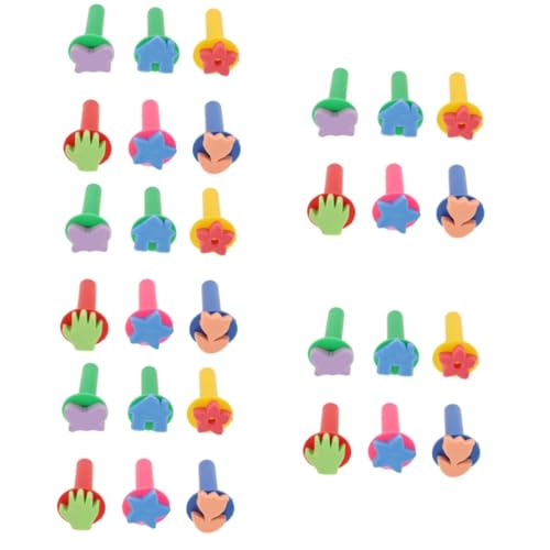 KONTONTY 5 Sätze 5Er Sets Pinsel Malschwamm Stempel Fingermalschwamm Malpinsel Nasspalette Leicht Zu Haltende Schaumstoffstempel Gesichtsmalschwämme Malpinsel Für Kits 6 6 Stück * 5 KONTONTY 5 Sätze 5Er Sets Pinsel Malschwamm Stempel Fingermalschwamm Malpinsel Nasspalette Leicht Zu Haltende Schaumstoffstempel Gesichtsmalschwämme Malpinsel Für Kits 6 6 Stück * 5 von KONTONTY