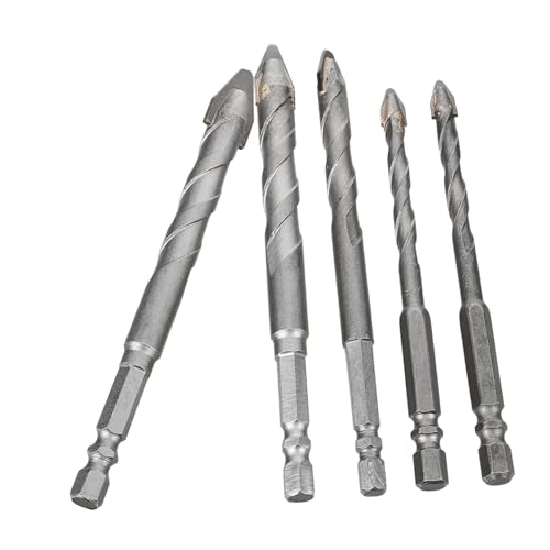 KONTONTY 5 Stück Exzenterbohrer Porzellanbohrer Beton Bohrer zum Bohren von Löchern Bohrer für Fliesen Wand Mauerwerk Präzisionsbohrer Bohrer mit geradem Griff Wolframkarbid KONTONTY 5 Stück Exzenterbohrer Porzellanbohrer Beton Bohrer zum Bohren von Löchern Bohrer für Fliesen Wand Mauerwerk Präzisionsbohrer Bohrer mit geradem Griff Wolframkarbid von KONTONTY