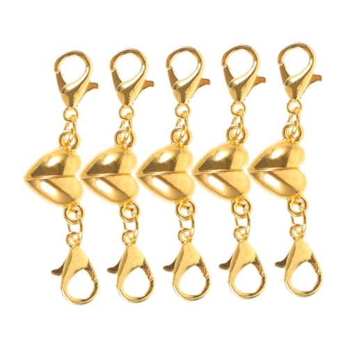 KONTONTY 5 Stück Magnetschnallen Für Schmuckketten Clips Verschluss Für Halsketten Magnetischer Halskettenverschluss Magnetverschlüsse Verschlussverbinder Verschlüsse Für KONTONTY 5 Stück Magnetschnallen Für Schmuckketten Clips Verschluss Für Halsketten Magnetischer Halskettenverschluss Magnetverschlüsse Verschlussverbinder Verschlüsse Für von KONTONTY
