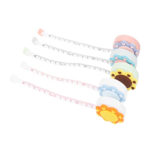 KONTONTY 5 Stück Mini Maßband einziehbares Maßband Mini-Maßband Maßband maßschneidern Körpermaßband Maßband nähen Maßband für Kleidung kleines Messband Taillenmaßband Maßband aus Kunststoff KONTONTY 5 Stück Mini Maßband einziehbares Maßband Mini-Maßband Maßband maßschneidern Körpermaßband Maßband nähen Maßband für Kleidung kleines Messband Taillenmaßband Maßband aus Kunststoff von KONTONTY
