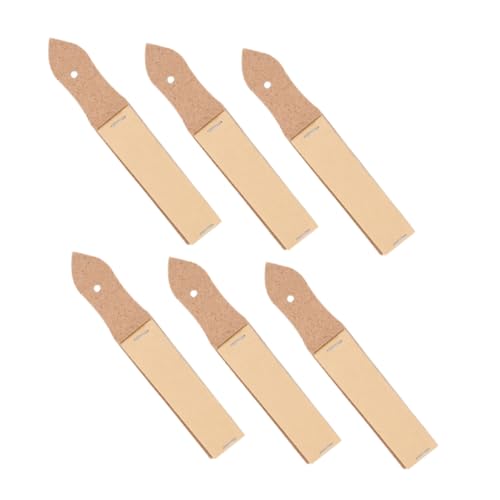 KONTONTY 5 Stück Nib Sandpapierbrett schleifpapier Blauer Bleistiftschärfer Kohle Bleistiftspitzer Künstlerstiftschärfer Sandpapierblock zum Zeichnen Bleischärfer Buntstiftspitzer Beige von KONTONTY
